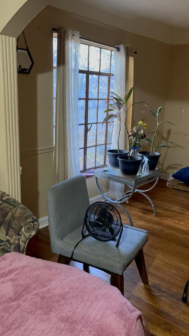 18404 Salem, Detroit, MI 48219 - bedroom featuring wood finished floors and baseboards
