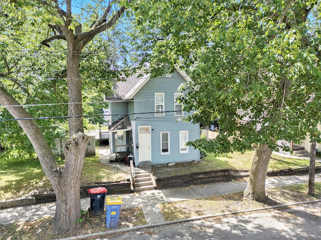 view of front of home