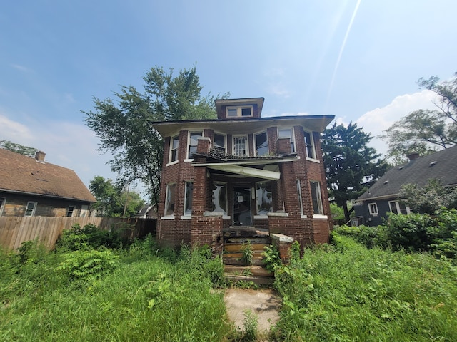 view of rear view of house