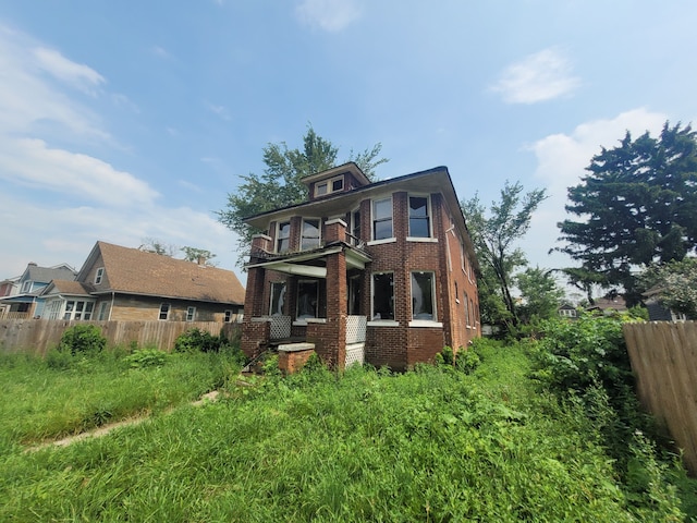 view of front of home