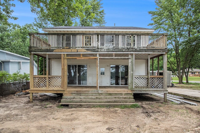view of back of house