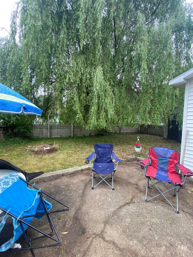 view of patio