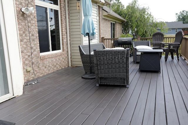 807 War Bonnet Dr, Tecumseh, MI 49286 - view of wooden terrace