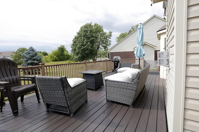 807 War Bonnet Dr, Tecumseh, MI 49286 - deck with grilling area