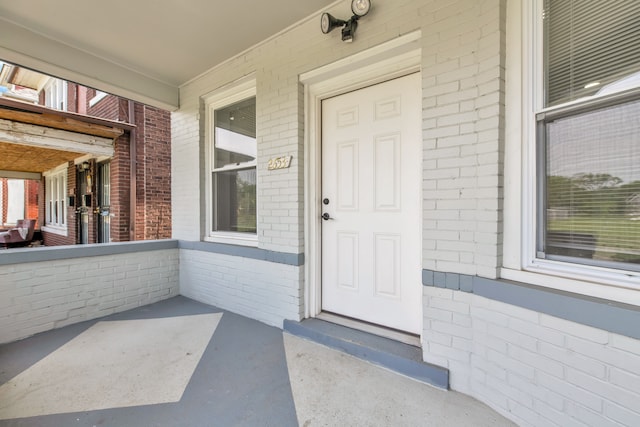 view of entrance to property