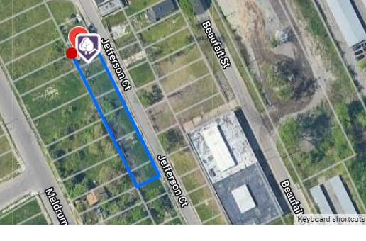 537 Jefferson, Detroit MI, 48207 land for sale