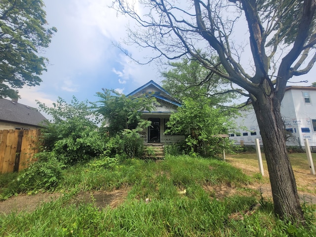 view of obstructed view of property