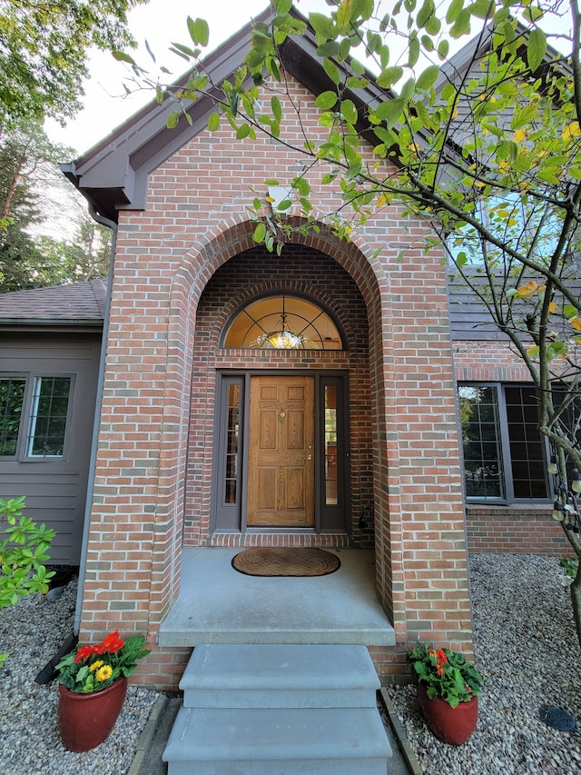 view of entrance to property