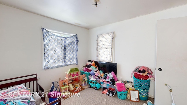 bedroom featuring carpet floors