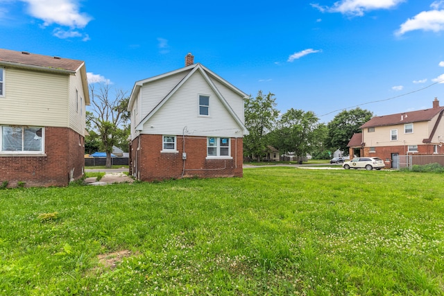 view of back of property