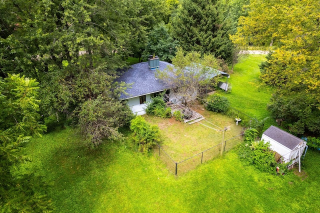 37539 Palmer Woods Blvd, Sterling Heights, MI 48312 - aerial view of property and surrounding area with a forest