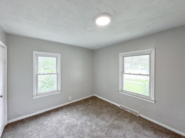 27022 Colgate St, Inkster, MI 48141 - unfurnished room with plenty of natural light, carpet, baseboards, and a textured ceiling