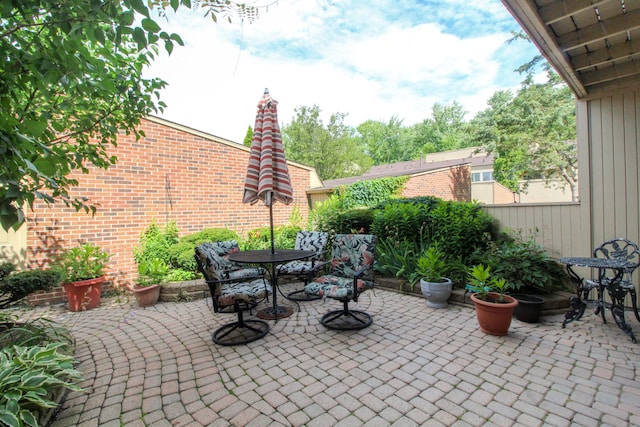 view of patio