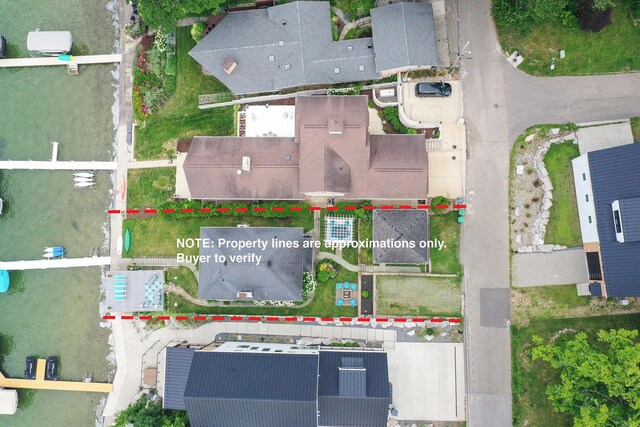21945 Howell Dr, Cassopolis, MI 49031 - view of property location featuring property parcel outlined