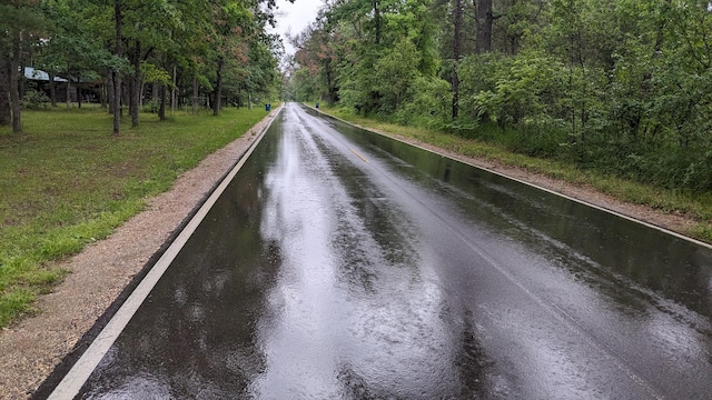 view of road