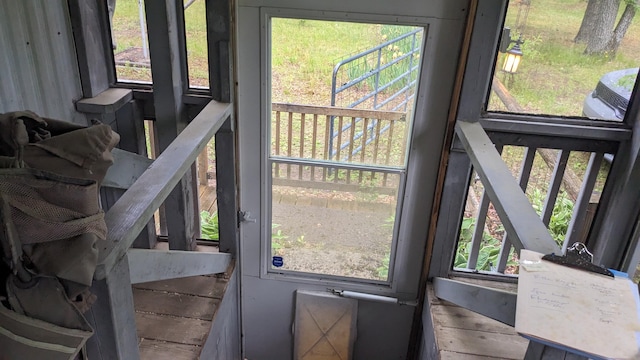 entryway with a healthy amount of sunlight