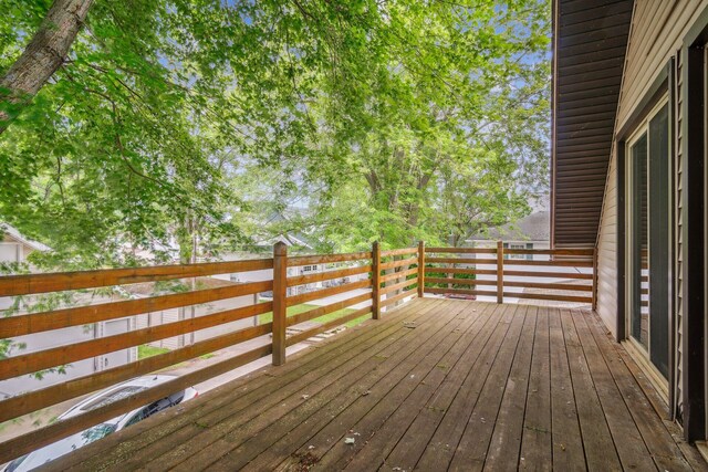 2973 Round Lake Hwy, Manitou Beach, MI 49253 - view of wooden terrace