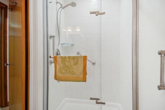 2973 Round Lake Hwy, Manitou Beach, MI 49253 - full bathroom featuring a shower stall
