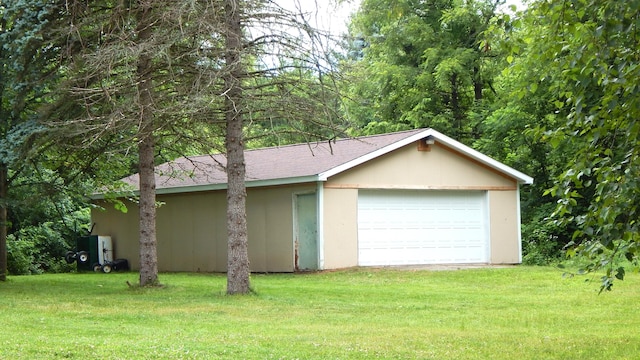 exterior space featuring a yard