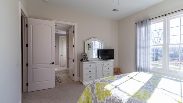 740 Greystone Dr, Chelsea, MI 48118 - bedroom with multiple windows, light carpet, and baseboards