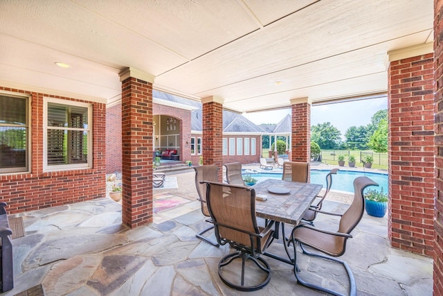 740 Greystone Dr, Chelsea, MI 48118 - view of patio / terrace with outdoor dining space