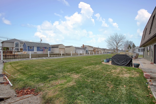 46070 Edgewater Dr, Chesterfield, MI 48047 - view of yard with a residential view and a patio