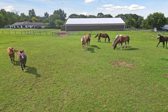 view of property's community featuring a rural view