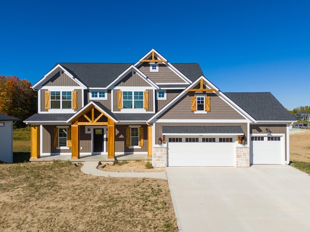 craftsman-style house featuring a porch