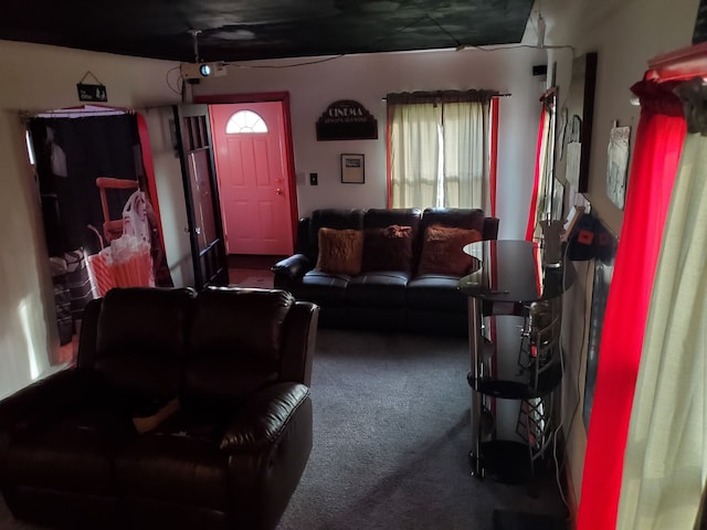 14153 Manning St, Detroit, MI 48205 - living area featuring carpet flooring