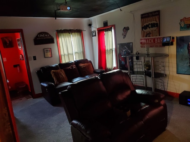 14153 Manning St, Detroit, MI 48205 - living area with carpet
