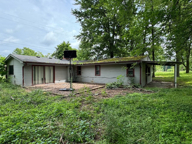 view of rear view of house