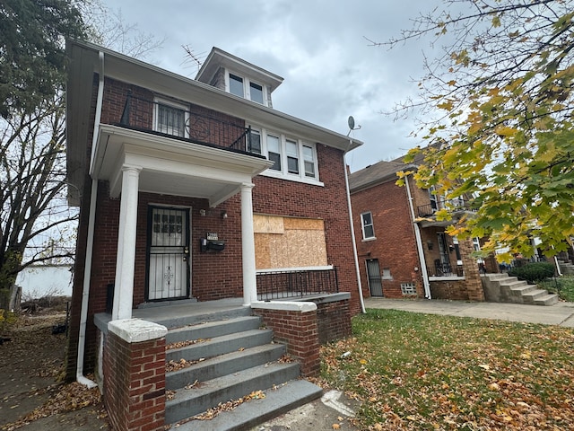 view of front of home