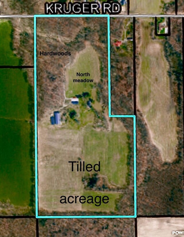 9400 Kruger Rd, Union Pier, MI 49129 - aerial overview of property's location