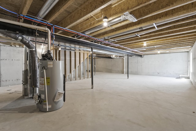 31433 Augusta Dr Unit 75, Romulus, MI 48174 - unfinished below grade area featuring gas water heater