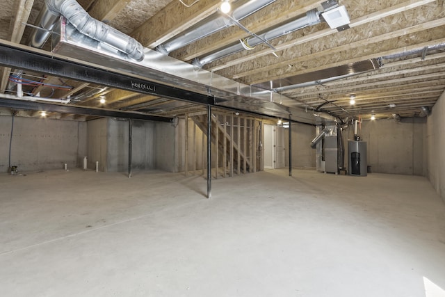 31421 Augusta Dr Unit 76, Romulus, MI 48174 - unfinished basement with water heater and heating unit