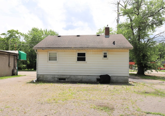 view of rear view of house