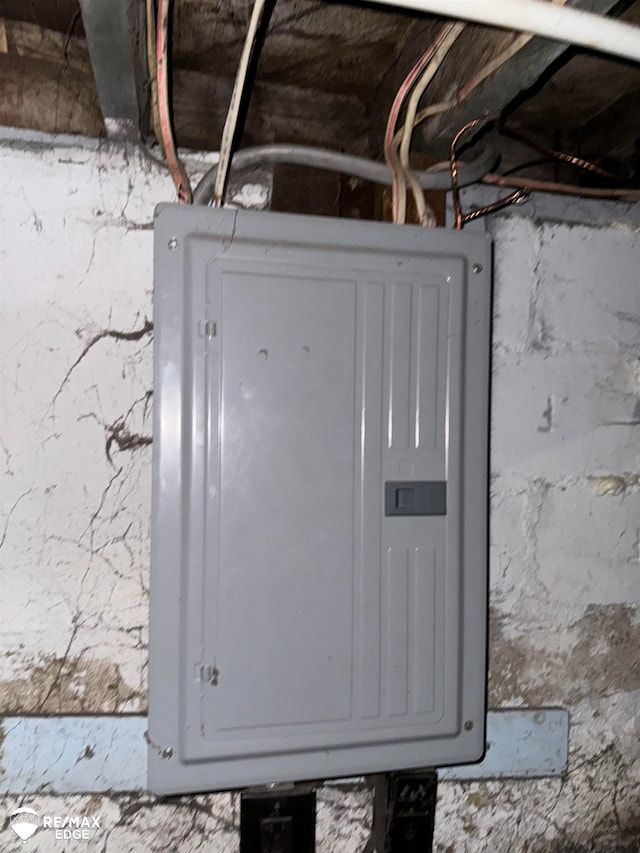 utility room with electric panel