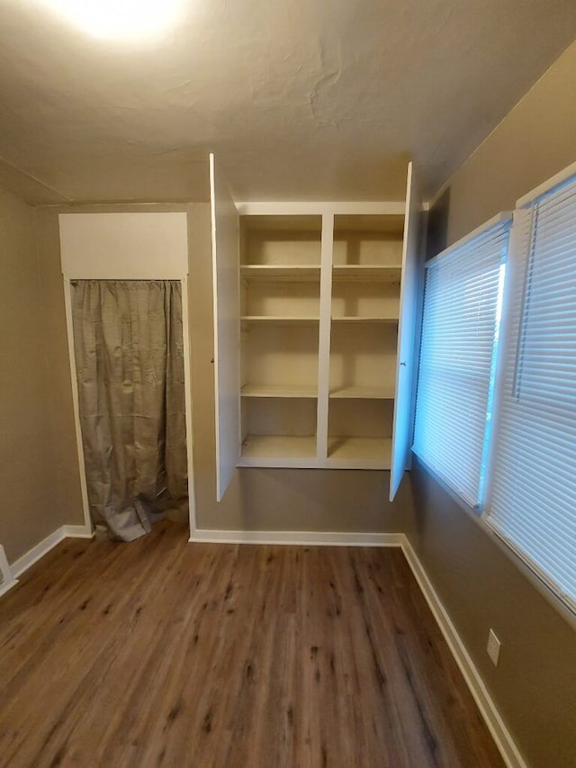 interior space featuring hardwood / wood-style flooring