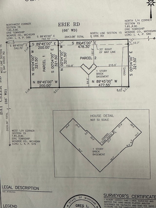 PARCEL1 Erie Rd, Erie MI, 48133 land for sale