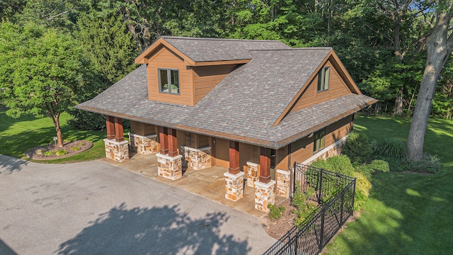 view of front of home