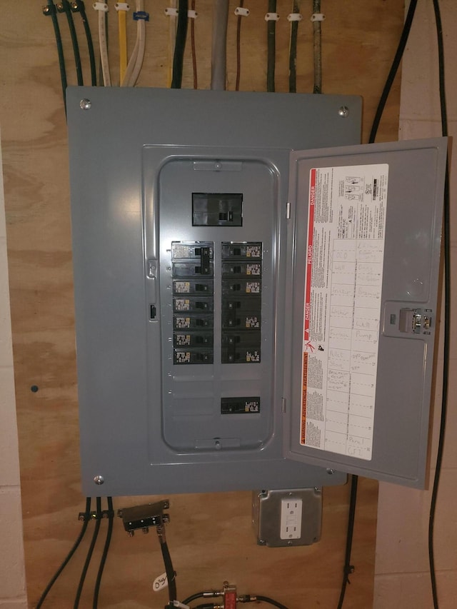 utilities with electric panel