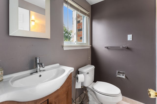 18230 Rainbow Dr, Lathrup Village, MI 48076 - half bath with toilet and vanity