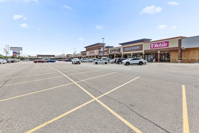 view of car parking