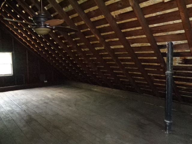 view of attic