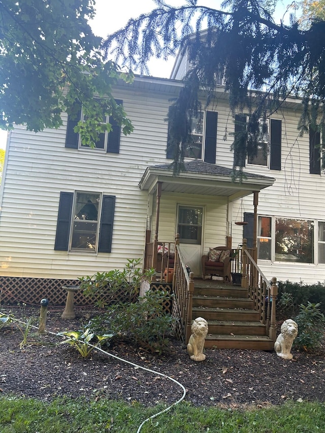 view of front of property