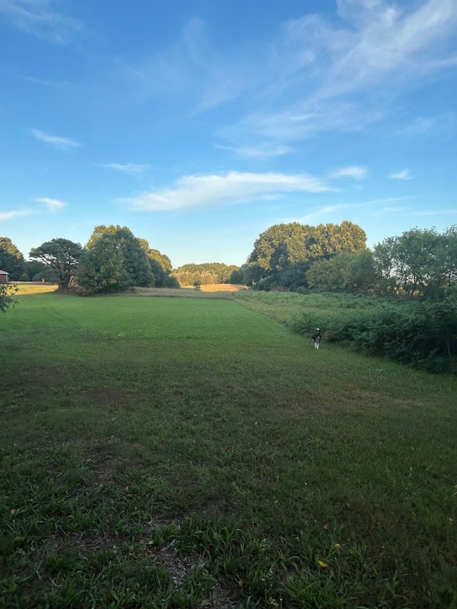 exterior space featuring a rural view