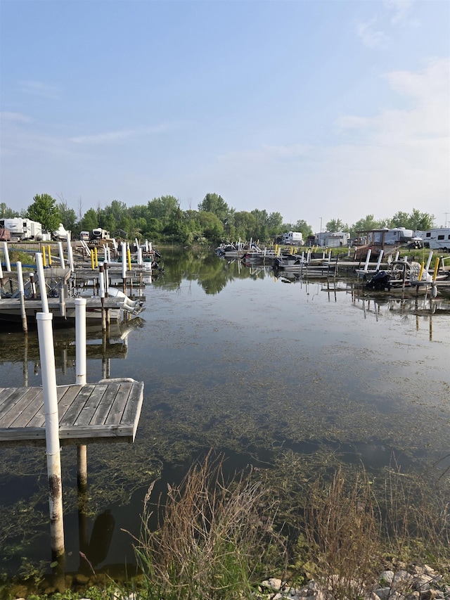 831 S Main St, Au Gres, MI 48703 - dock with a water view