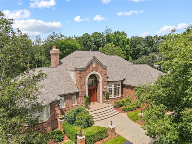 view of front of home