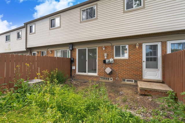 view of rear view of property