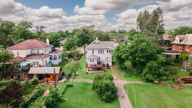 15 S Broad St, Hillsdale, MI 49242 - aerial perspective of suburban area